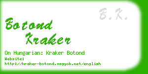 botond kraker business card